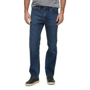 NEW FLAGS & ANTHEM john straight leg jeans in dark wash